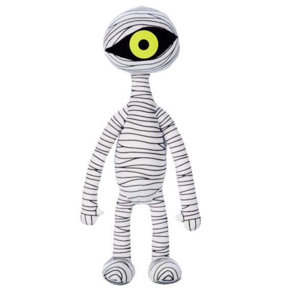 Disney Nightmare Before Christmas 11" Mummy Boy Plush Glow in the Dark Eye NWT - Picture 1 of 5